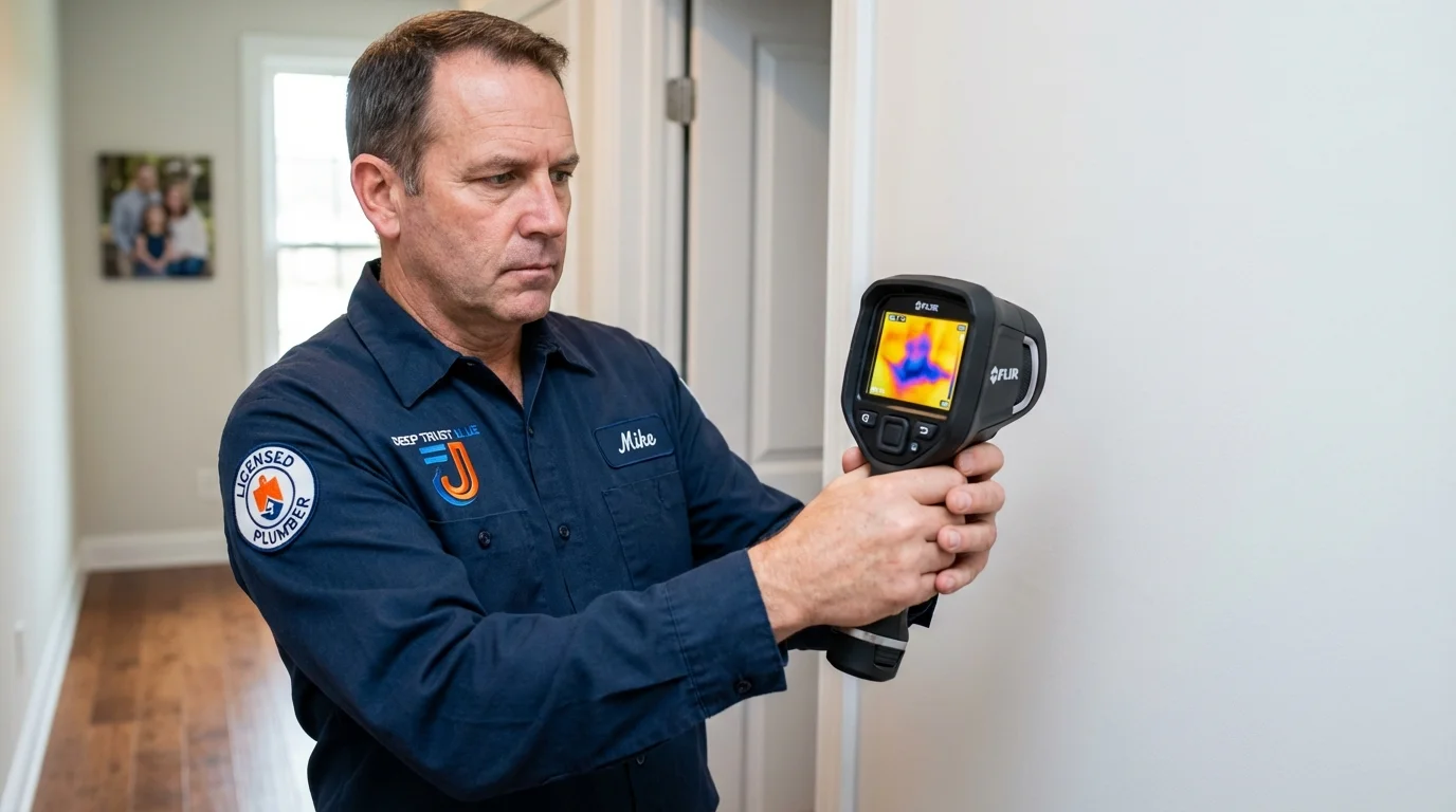 Thermal imaging leak detection by Johns Plumbing LLC in Blakely